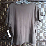 Universal Threads,Brown,Large,Short Sleeve