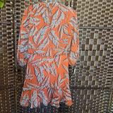 THML,Brown,Small,Back Tie Dress