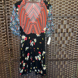Free People,Multi,10,V-Neck Collared Dress