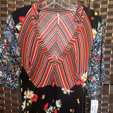 Free People,Multi,10,V-Neck Collared Dress