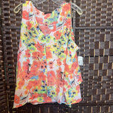 Flo London,Pnk +,XL,Flrl tank