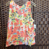 Flo London,Pnk +,XL,Flrl tank