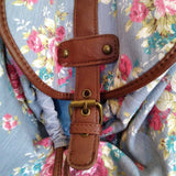 SM NEW YORK,Gray+, Floral Backpack