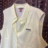 Eddie Bauer,Lt Ylw ,L,Slvless w Buttons