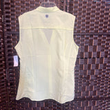 Eddie Bauer,Lt Ylw ,L,Slvless w Buttons