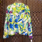 Erin,Blu Grn ,XL,Jkt Floral