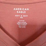 American Eagle,Rust,Small,Crop Top