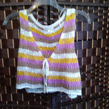 Ultra Flirt,Cream+,Medium,Crochet Vest