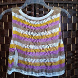 Ultra Flirt,Cream+,Medium,Crochet Vest