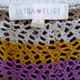 Ultra Flirt,Cream+,Medium,Crochet Vest