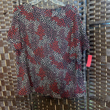 Ann Taylor,Blk Red ,XL,Print