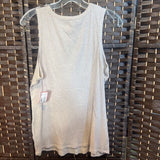 Nine West,Tan,XL,RibbedTank Top
