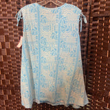 CW Classics,Bl/Wh,XL,Sleeveless Top