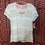 Bongo,Mint,Medium,Lace Top