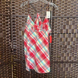 Roper,Red ,L,Plaid Tank