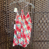 Roper,Red ,L,Plaid Tank