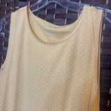 cj banks,Ylw ,XL,Polka Tank