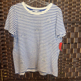 Jane + Delancey,Navy/Wh,Large,Striped Top