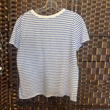 Jane + Delancey,Navy/Wh,Large,Striped Top