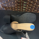 Adrienne Vittadini,Black,7.5,Slip On Heels