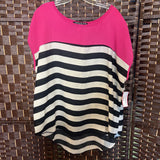 Absolute Angel,Pnk Blk Wht ,2XL,Stripe