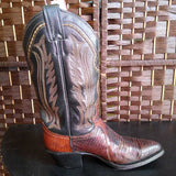 Justin,Brown Blk,6.5,Cowboy Boots