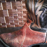 Justin,Brown Blk,6.5,Cowboy Boots