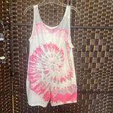 Pink Daisy,Wh/Pink,Small,Romper