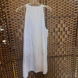 Cupshe,Bl/Wh,Medium,Striped Coverup/Dress