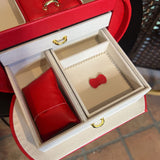 Vlando,Red, Jewelry Box