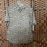 Colorful Planet,Greys ,XL,Checkered Shirt