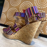 Chinese Laundry,Purple Stripes,10,Sandals