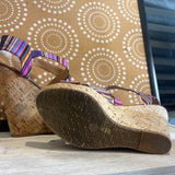 Chinese Laundry,Purple Stripes,10,Sandals