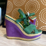 Express,Green/Purple,10,Sandals