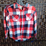 Faded Glory,Red+,Small,Flannel Shirt