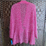 Keren Hart,Red,Large,Open Sweater