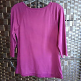 AGB,Burgundy,Small,Ruffled Top
