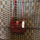 Relic,Red, Scaled Crossbody Purse