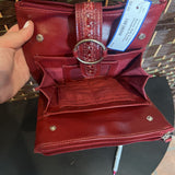 Relic,Red, Scaled Crossbody Purse