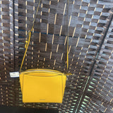 Nine West,Mustard Yellow,Medium,Crossbody Purse