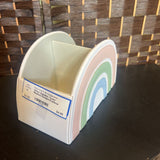 Taylor Madison Designs,White+, Rainbow Pencil Holder
