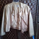 Anne Klein,Gold,XL,Lined Jacket