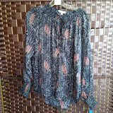 Ophelia Roe,Black+,Small,Chiffon Top