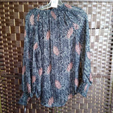 Ophelia Roe,Black+,Small,Chiffon Top