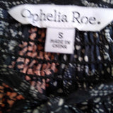 Ophelia Roe,Black+,Small,Chiffon Top