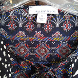 Allison Joy,Black+,Small,Abstract Top