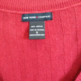 NY&CO,Rust ,S,Scoop Sweater