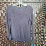 American Eagle,Plum ,XS,Braid Sweater