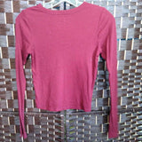 Holister,Rust ,XS,Cross Front Shirt