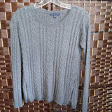 American Eagle,Grey ,XS,Cable Sweater